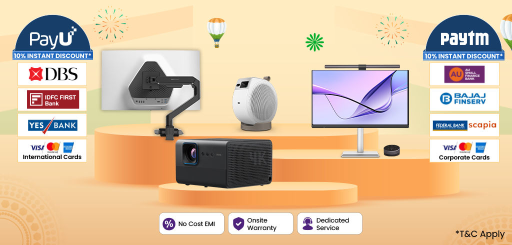 BenQ monitors & projectors online