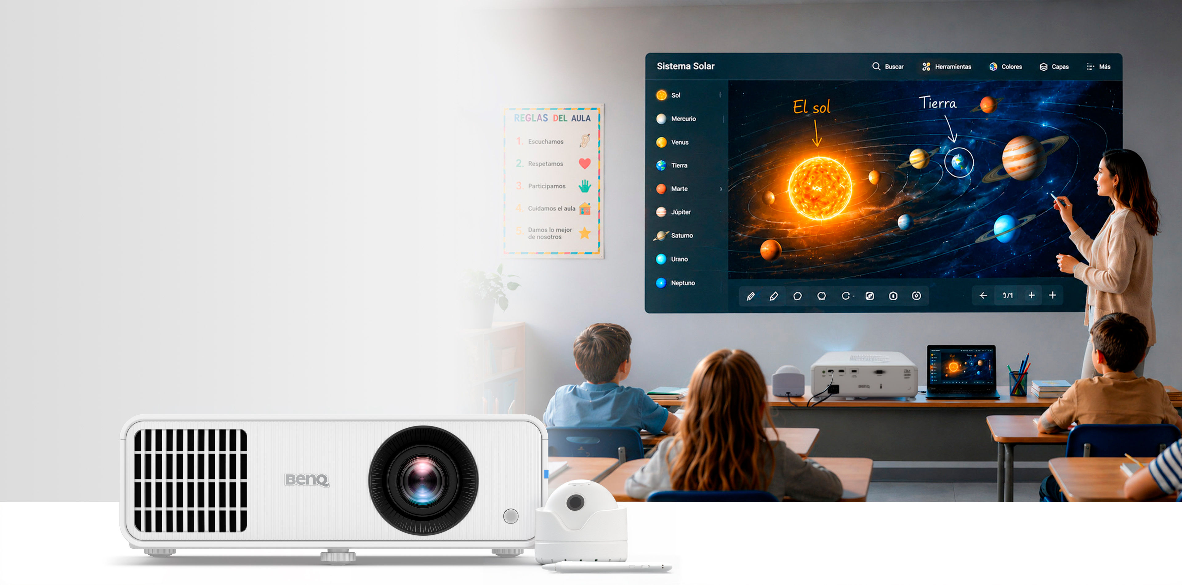 LH550 | 2500AL 1080P LED Business Projector with Wide Color Gamut