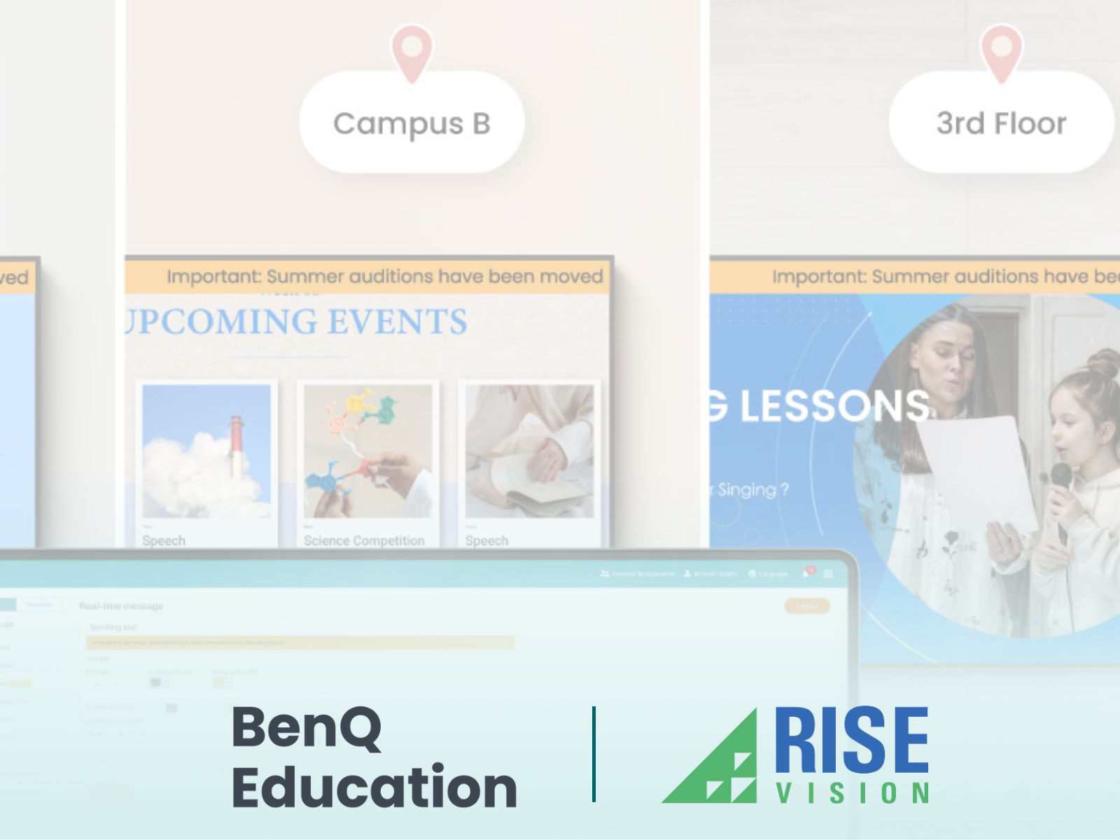 benq and rise vision partnership