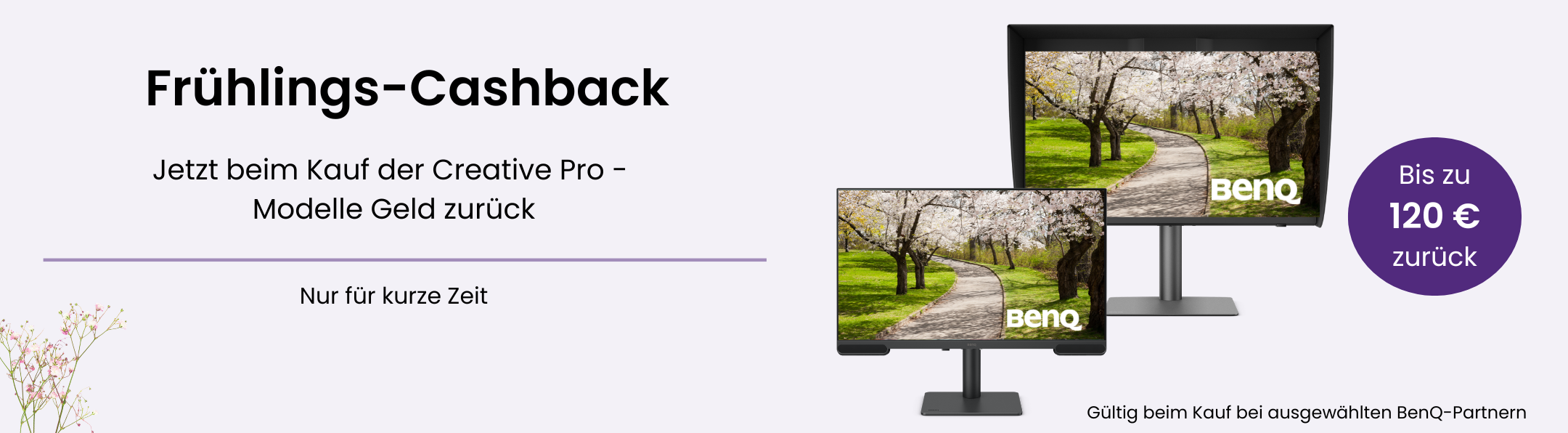 Cashback auf ausgewählte PD Modelle sichern