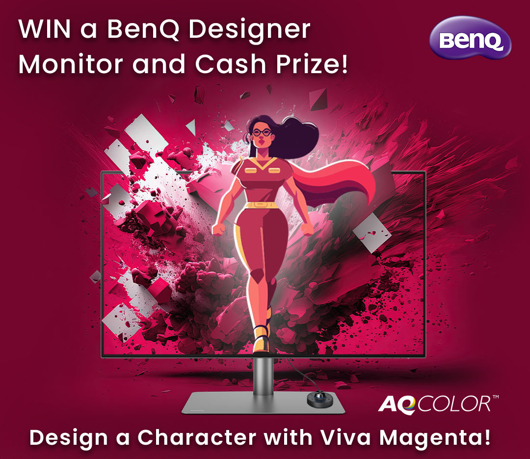2023 BenQ DesignVue contest Viva Magenta BenQ CEE