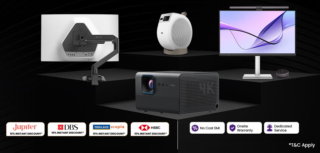 BenQ monitors & projectors online