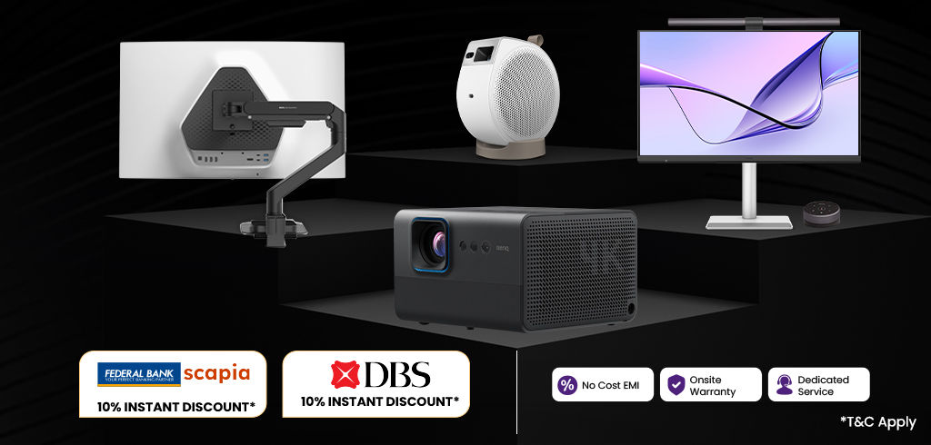 BenQ monitors & projectors online