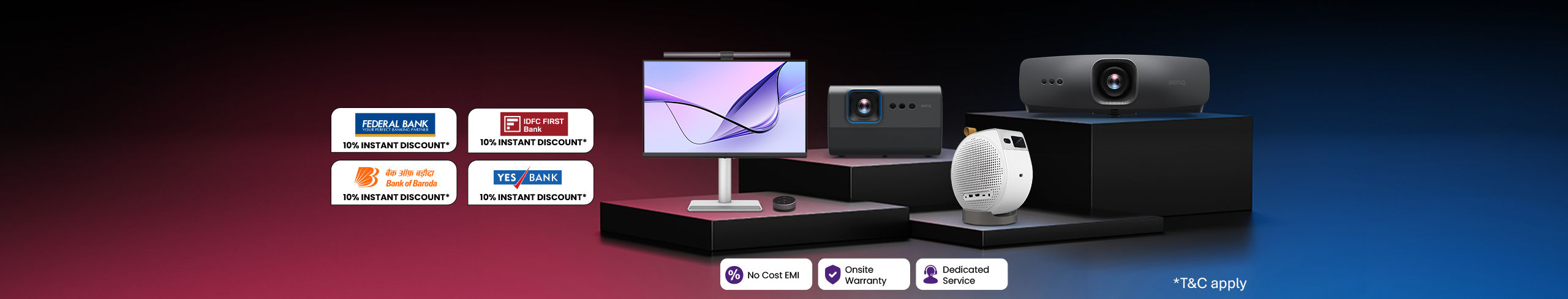 BenQ monitors & projectors online