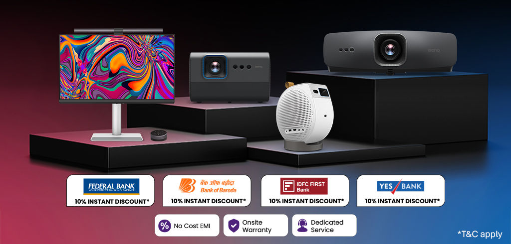 BenQ monitors & projectors online