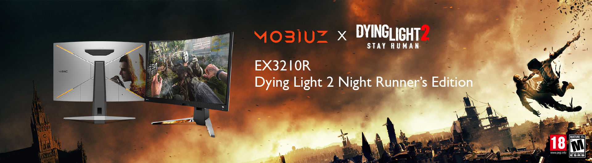 MOBIUZ EX3210R gaming monitor for taking on Dying Light 2 Stay Human