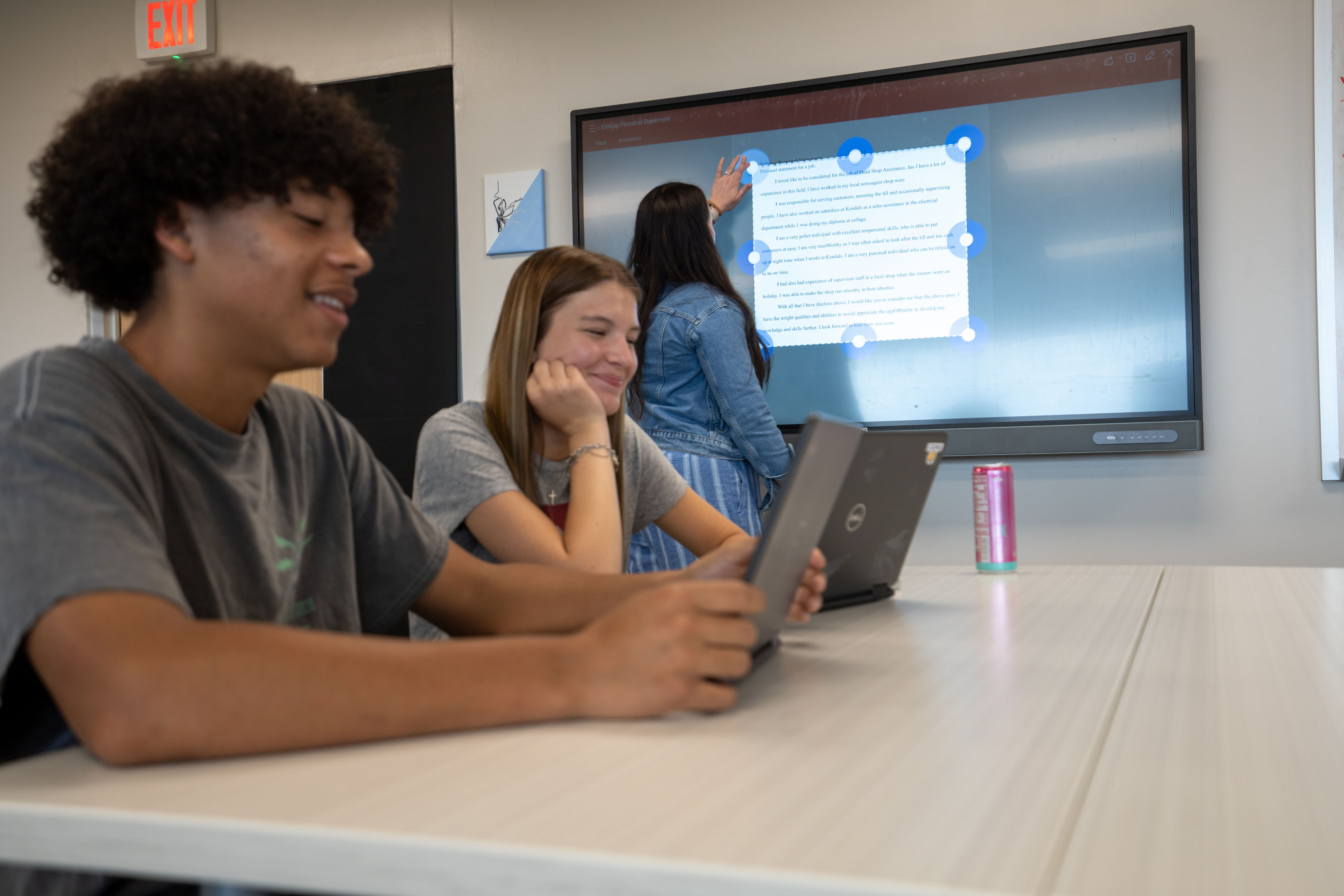 Royse City ISD Career and College Academy pilot program with BenQ RM03