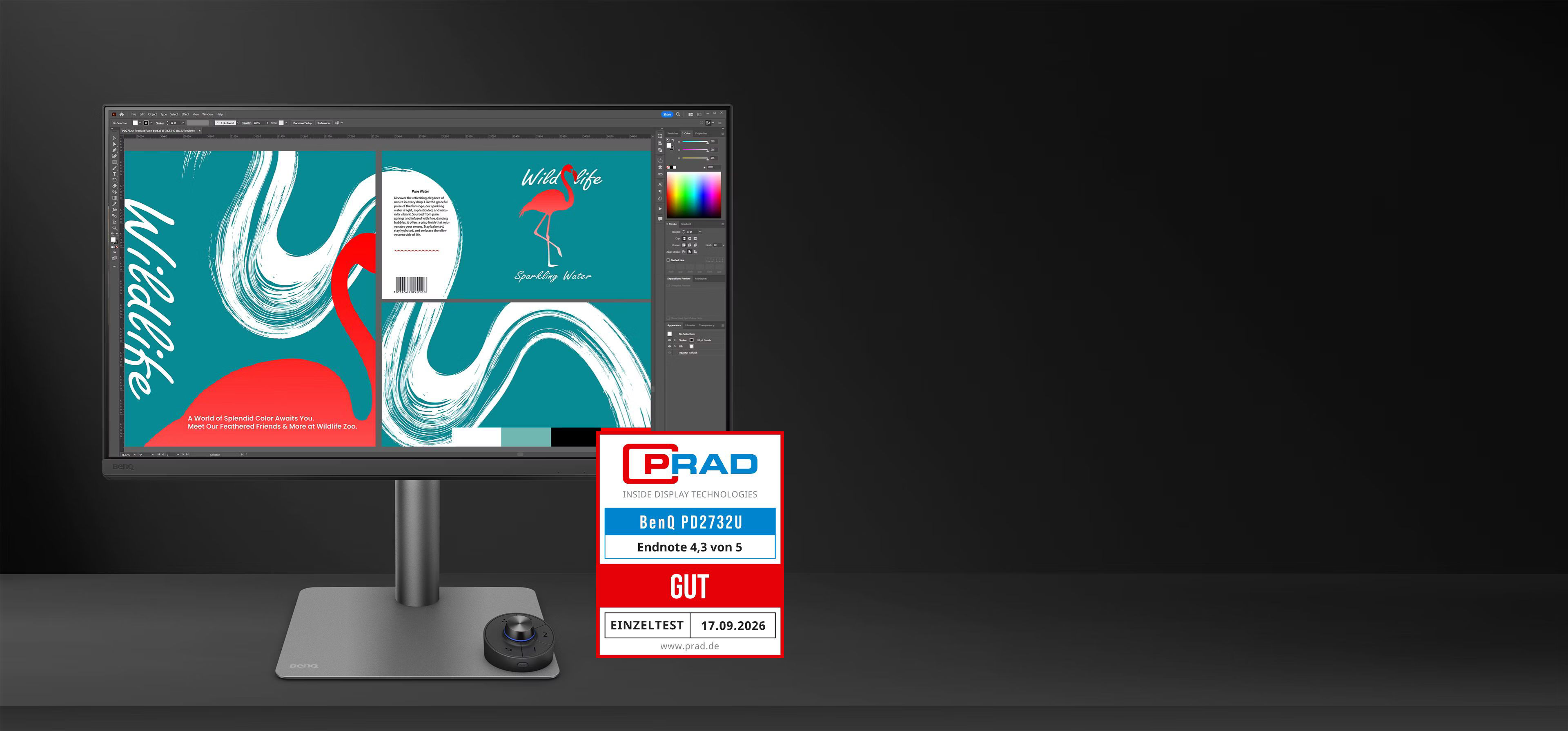 BenQ Creative Pro PD2732U | 27" 4K Adobe RGB Monitor