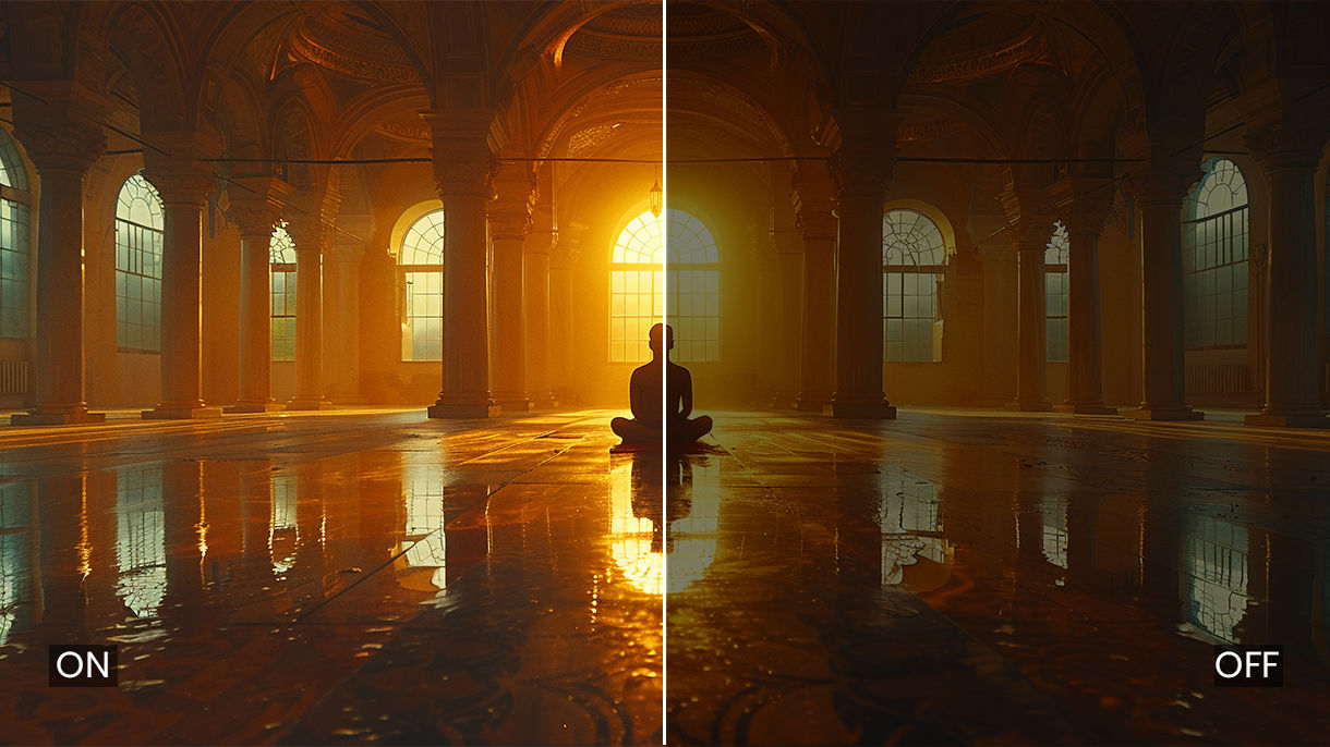 W2720i's Dynamic Black feature optimized contrast dynamically, adapting light output to match content and scene