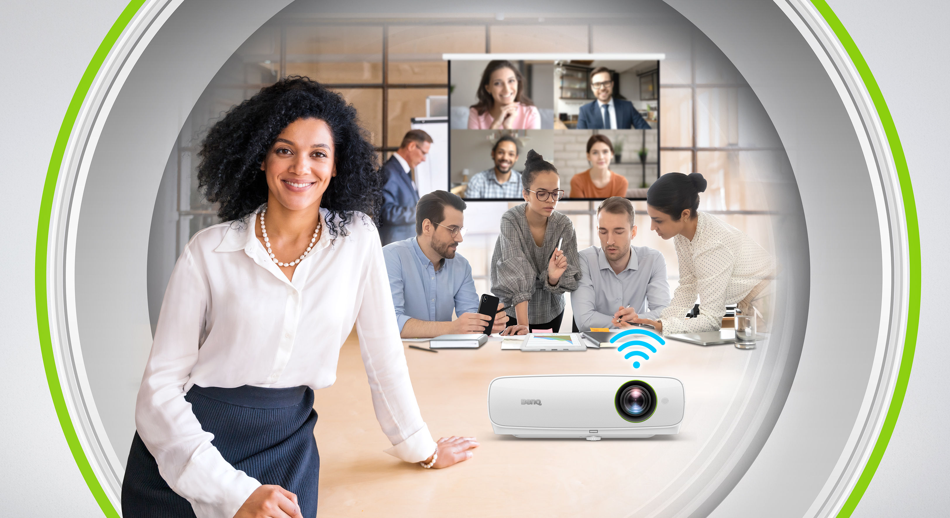 BenQ Launches World’s First Windows-Based Smart Projector with Intel Inside for Enterprise