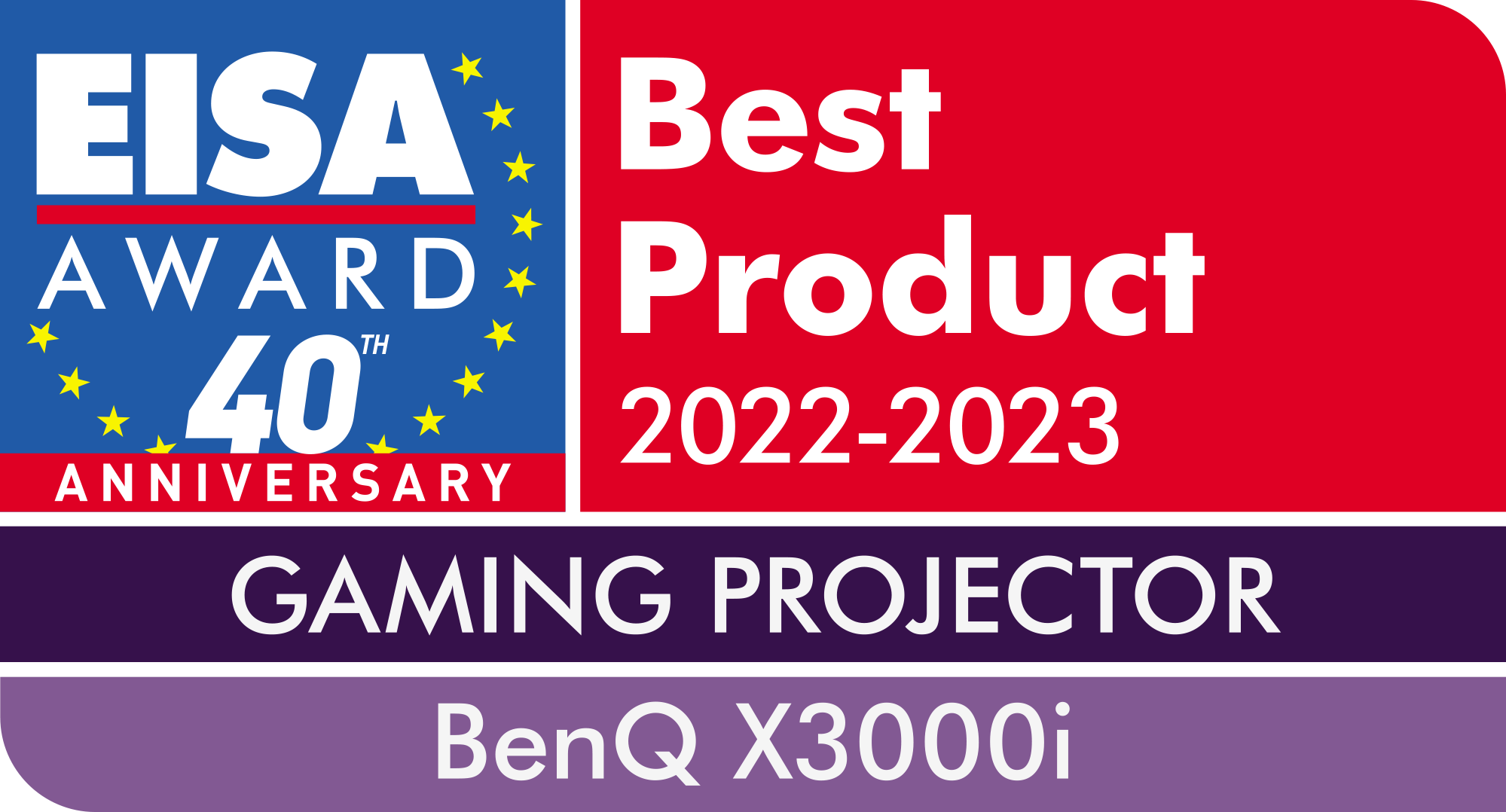 EISA Award BenQ X3000i