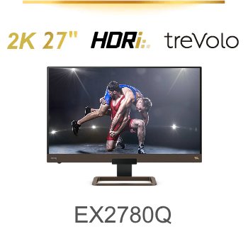 BenQ 2k entertainment monitor EX2780Q