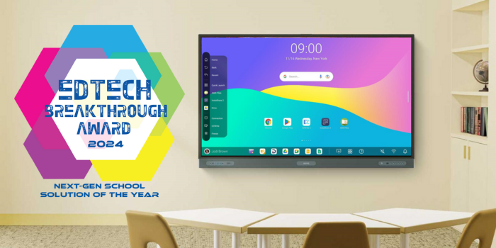 BenQ Board RP04 Named “Next-Gen Solution of the Year” in EdTech Breakthrough Awards