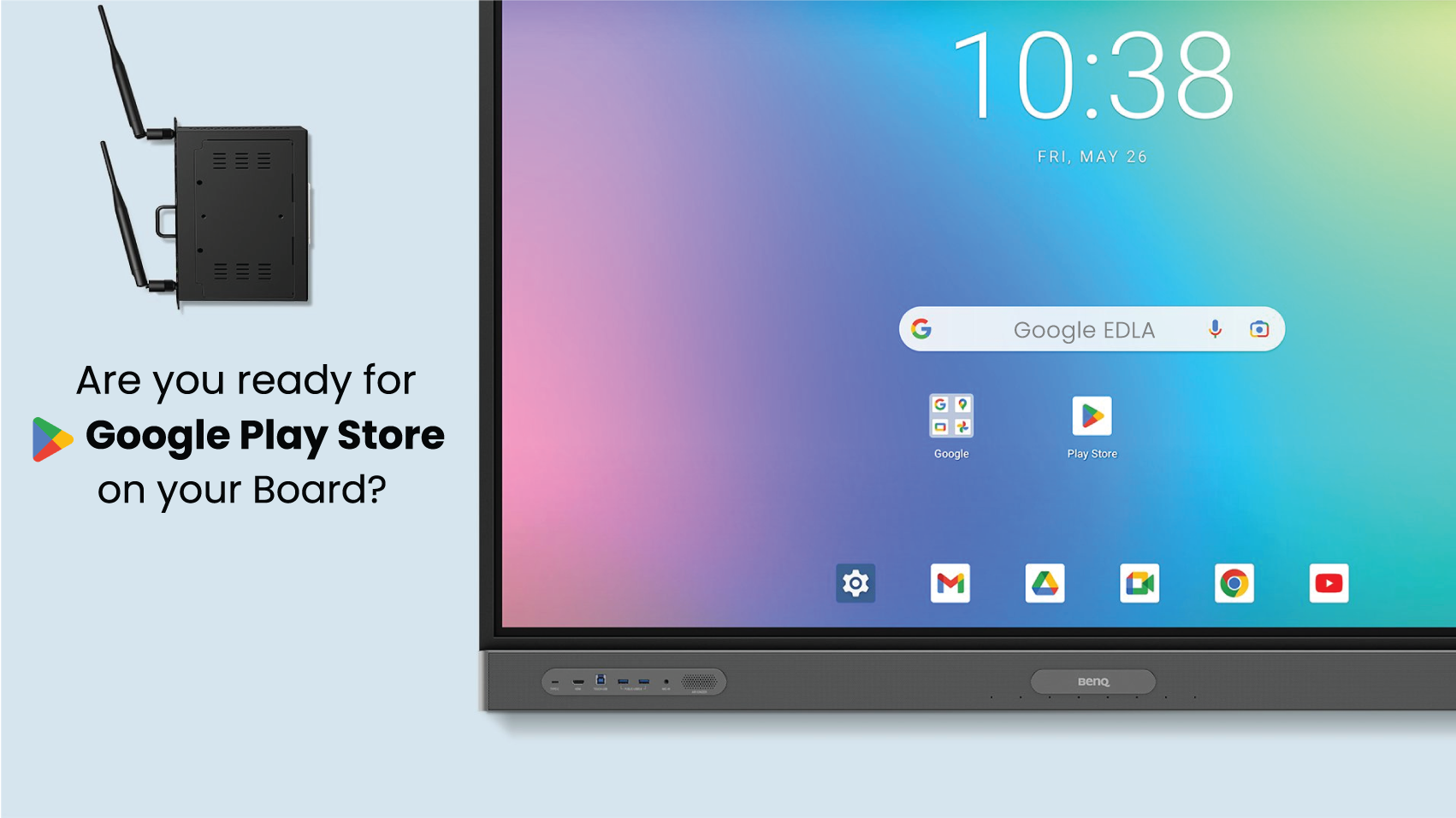 BenQ Launches Google Mobile Services-Certified Slot-in PCs