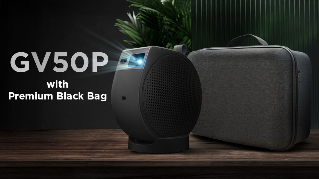 G50P 1080p Full HD 500 ANSI lumen portable projector with 92% Rec.709 color and HDR10