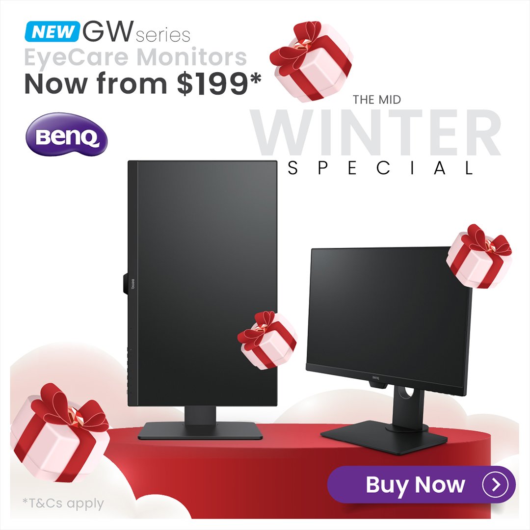 BenQ Australia GW Eye-care Monitor Series Promotion from $199