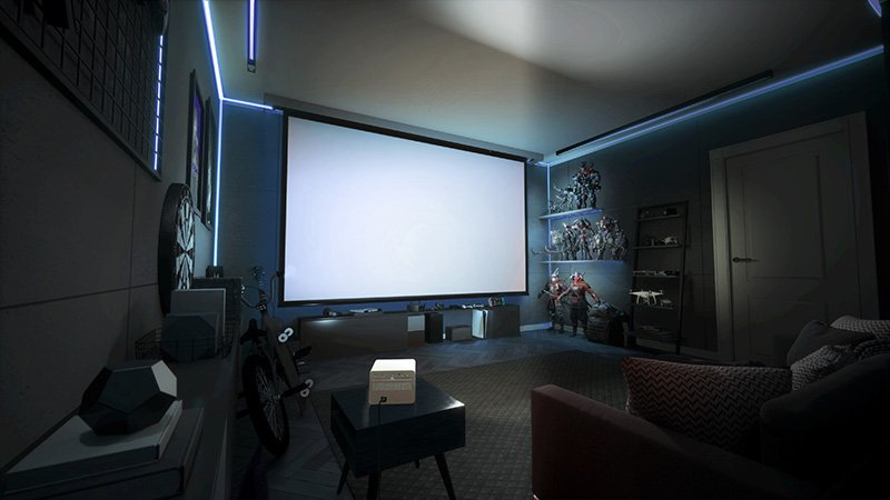 Finding the right brightness level for your lit gaming room