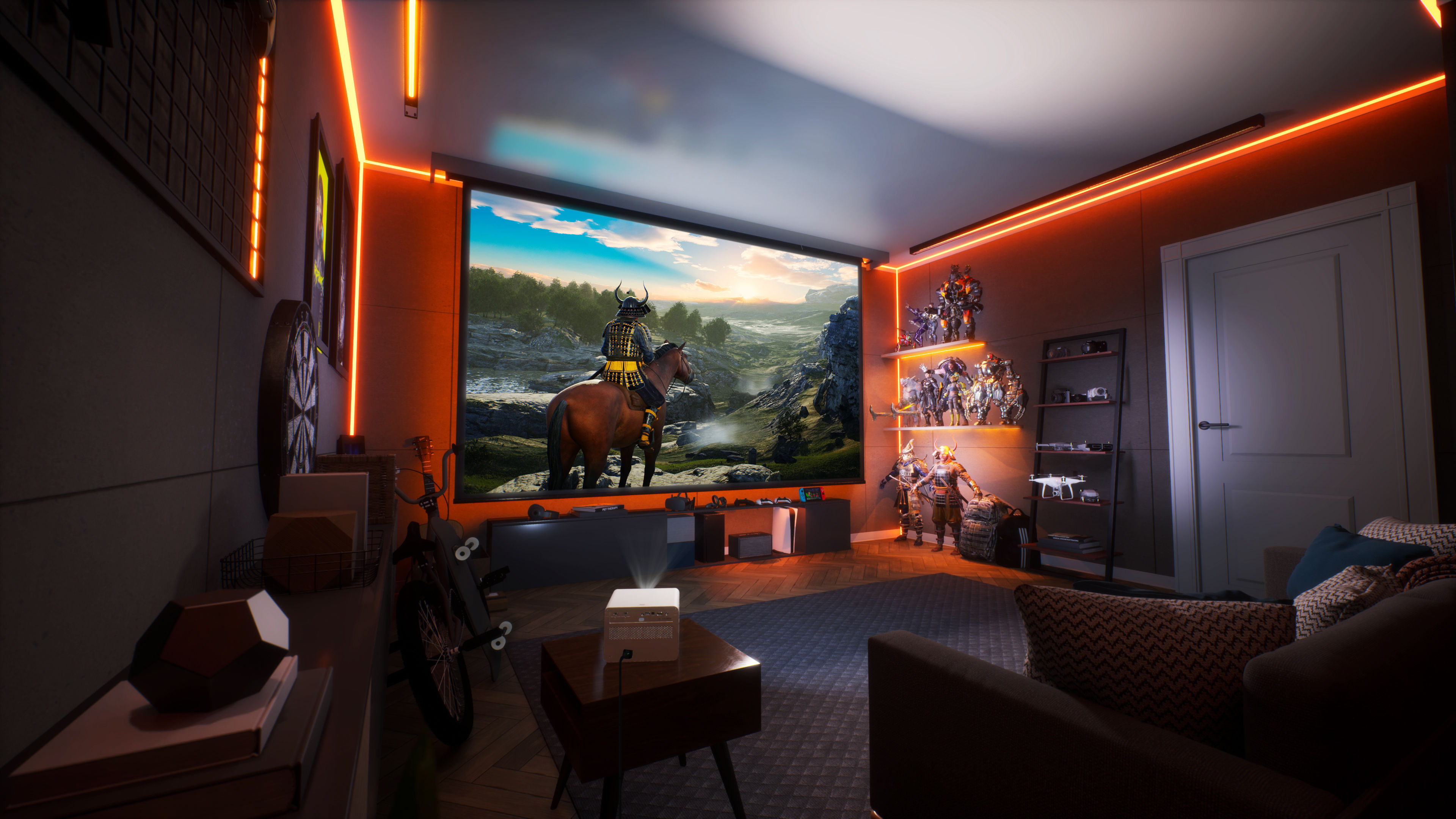 Creating the perfect gaming room setup