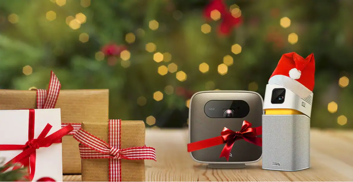 Noch kein Geschenk? Portable Beamer eignen sich bestens als Weihnachtsgeschenk!