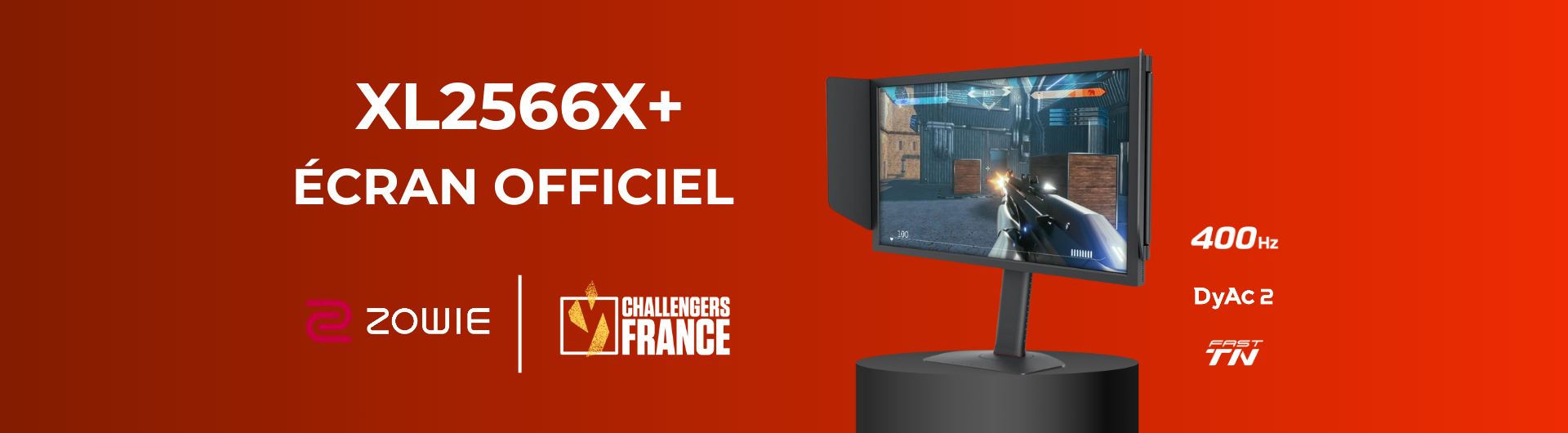 zowie is chosen as official monitor partner of france challenger