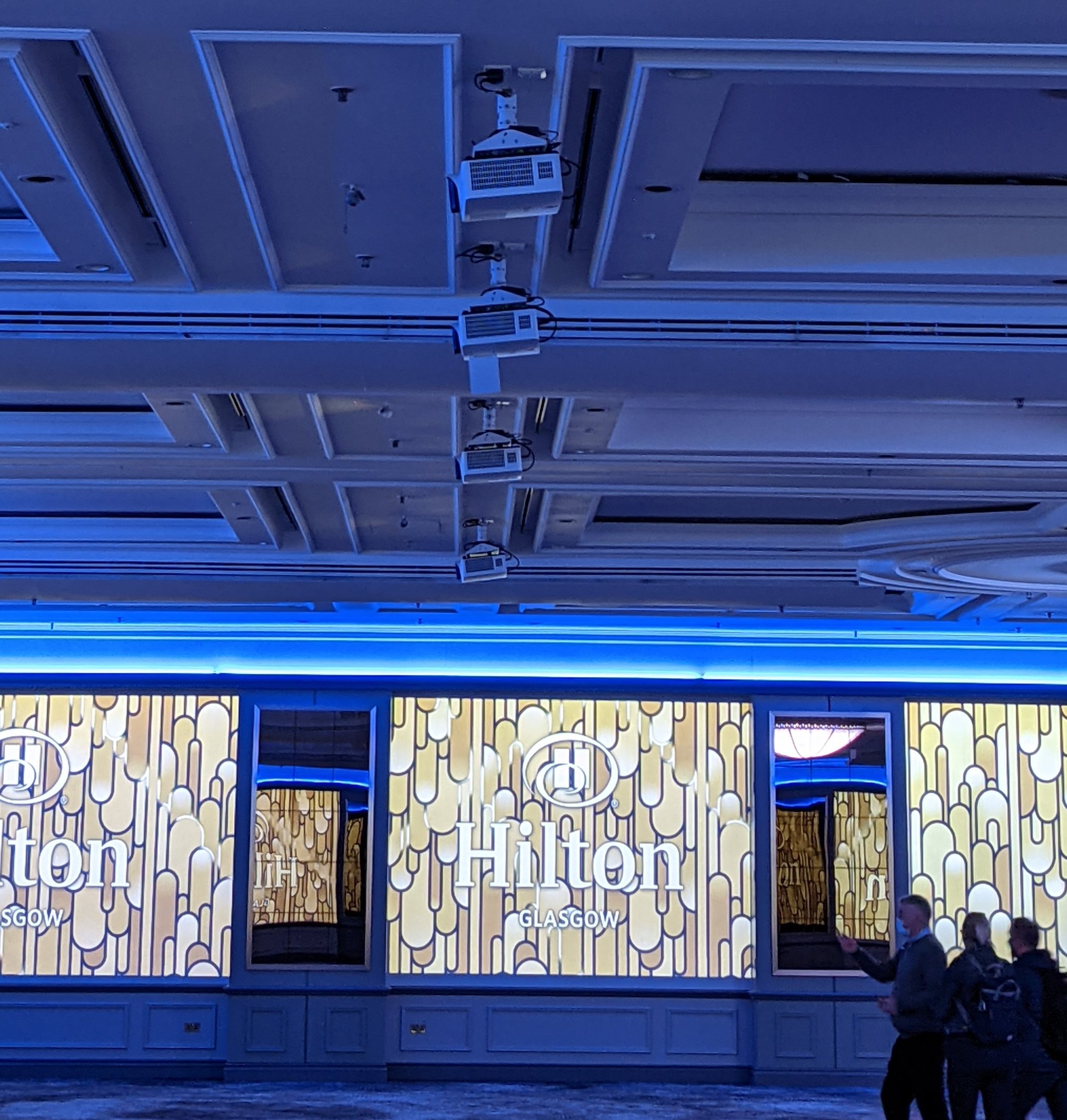 Hilton Hotel Glasgow used BenQ Laser Projector to create extraordinary digital canvas to immerse visitors in iconic ballroom