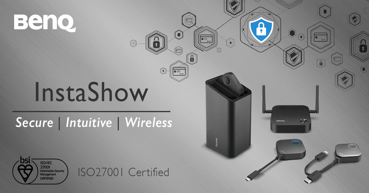 BenQ InstaShow oceněn certifikací ISO27001 