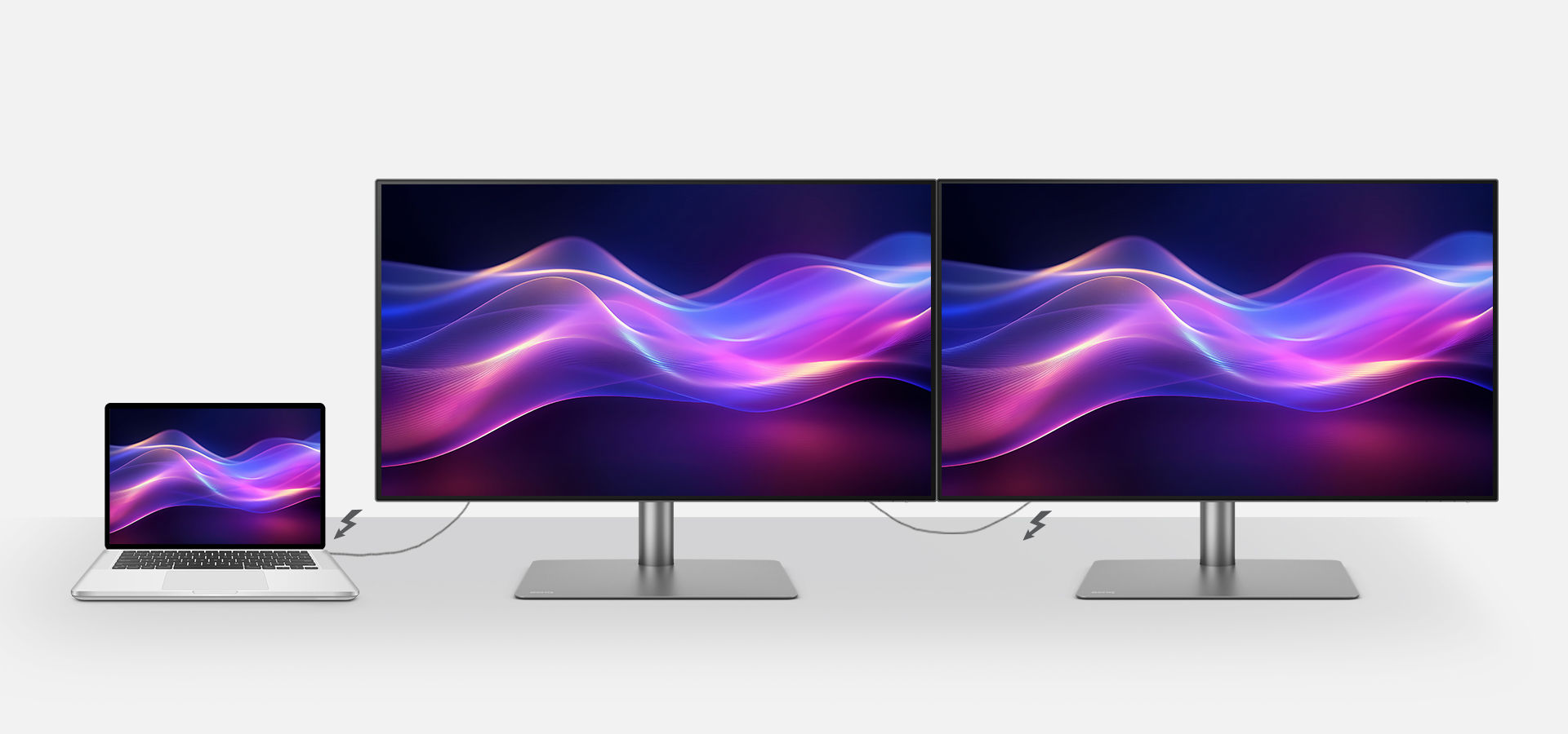 BenQ Geriausias su „Mac“, „Macbook“ ir „Macbook pro“ suderinamas monitorius su 27 arba 32 colių ekranu, 4K UHD vaizdo kokybe bei „Thunderbolt 3“ jungtimi, kurio dizainas, jungiamumas ir funkcionalumas pritaikyti būtent „Mac“ kompiuteriams.  Likite ištikimi savo „Mac“.