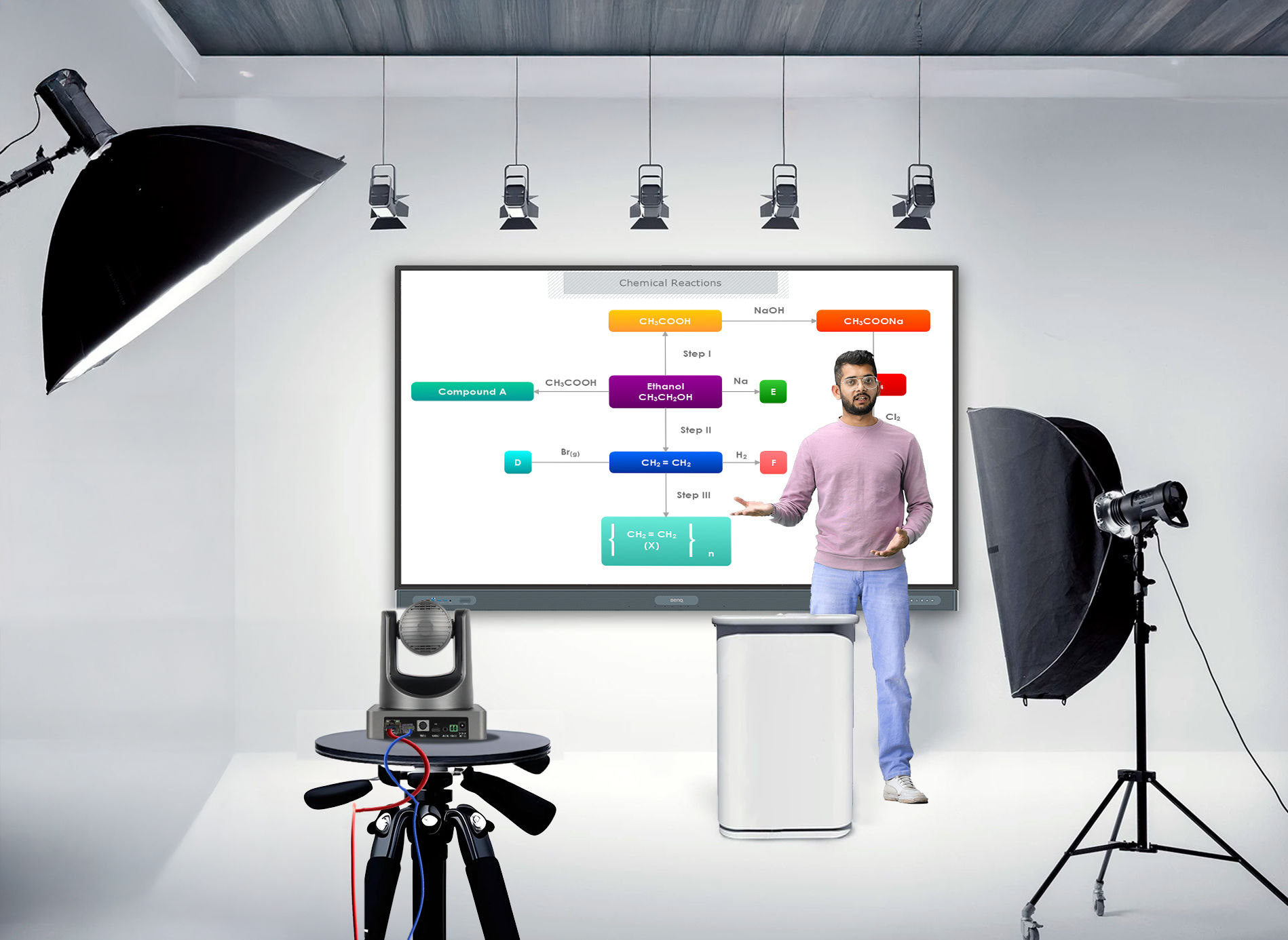 Take your live streaming to a new level with BenQ DVY23 camera, ideal for your YouTube or Facebook Live shows.