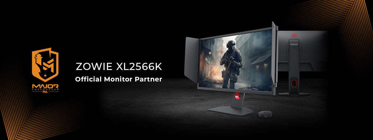 zowie cs2 major copenhagen official monitor xl2566k