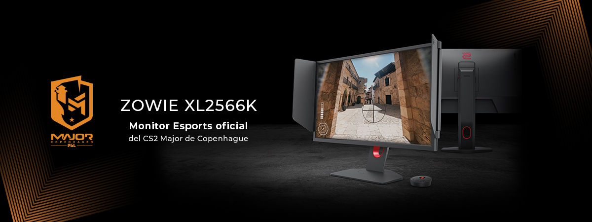 zowie cs2 major copenhagen official monitor xl2566k