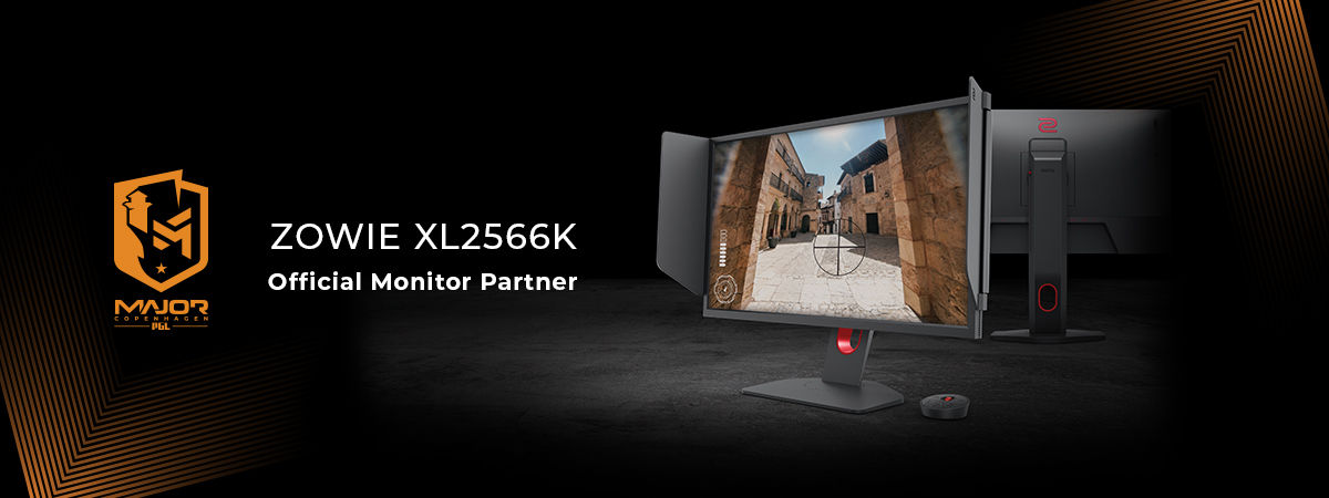 zowie cs2 major copenhagen official monitor xl2566k