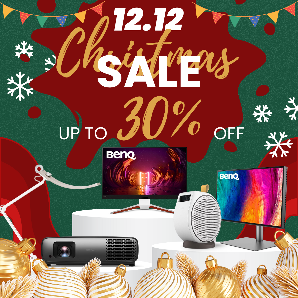 BenQ Malaysia 12.12 Christmas Sale