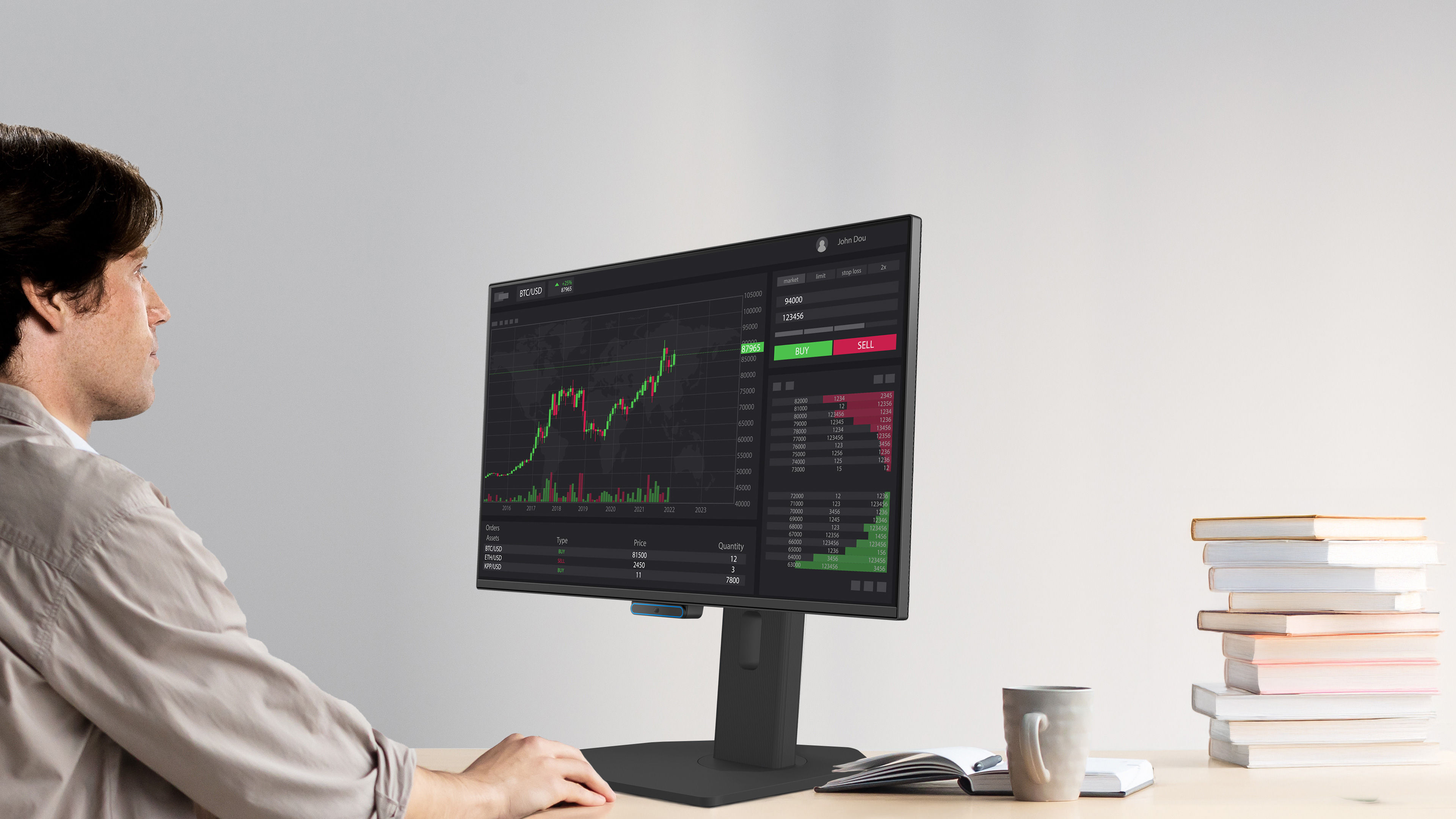 Sharp images and vivid colors with 99% sRGB IPS panel plus ultrathin bezels for focused, comfortable viewing.