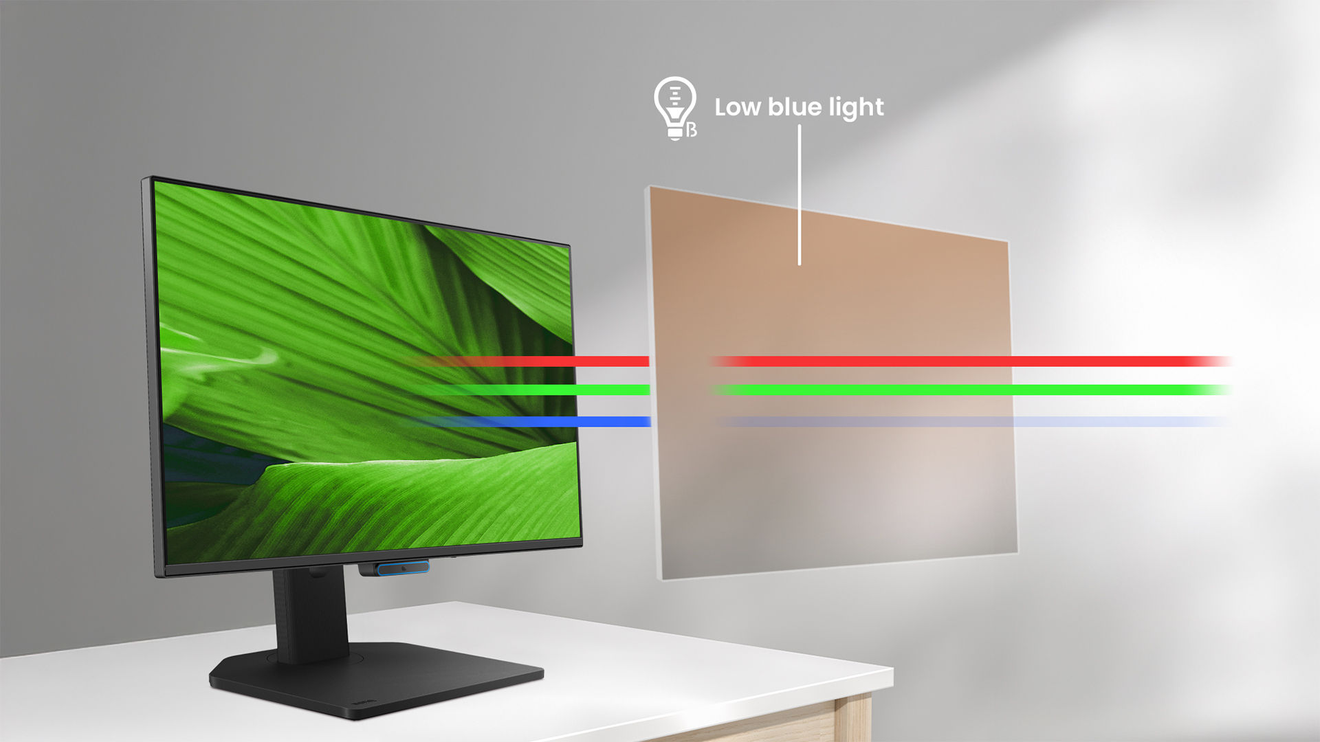 Low Blue Light cuts eye strain without yellow tint—TÜV-certified protection that preserves true colors.