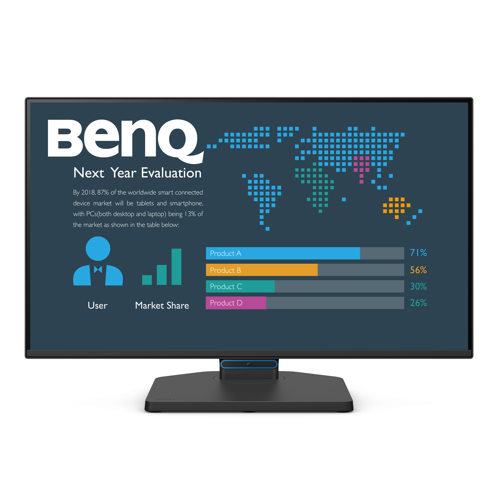 BL2490TC | 23,8” 1080p FHD Biznesowy Monitor BenQ Eye-Care