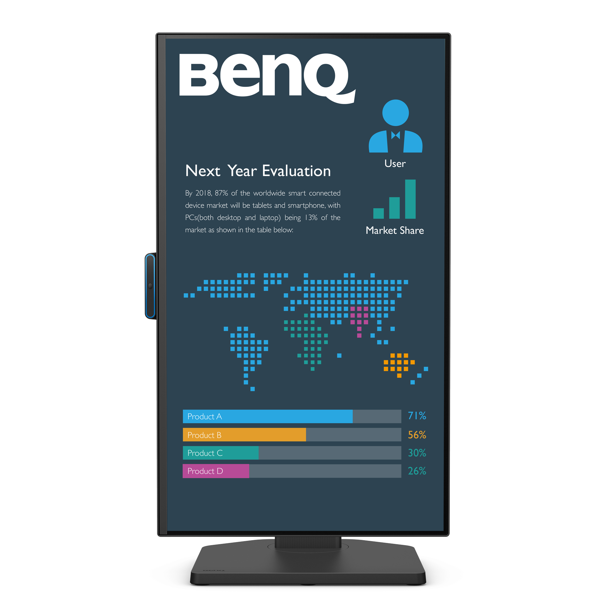 BL2490TC | 23,8” 1080p FHD Biznesowy Monitor BenQ Eye-Care