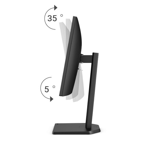 Height, tilt, pivot, and swivel adjustments provide a flexible, comfortable working experience.