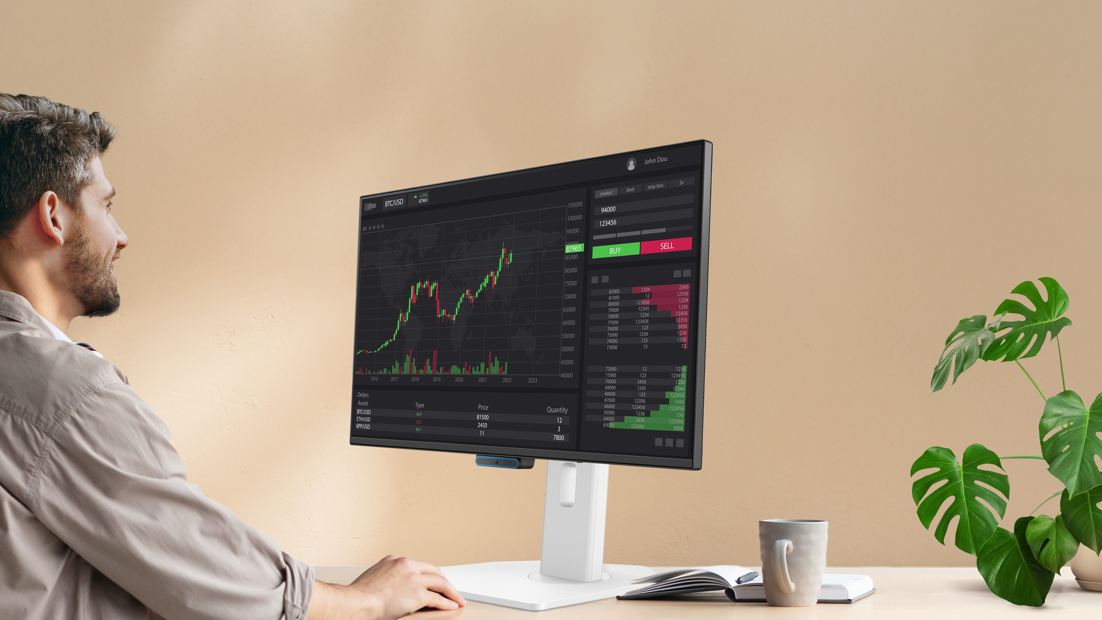 Sharp images and vivid colors with 99% sRGB IPS panel plus ultrathin bezels for focused, comfortable viewing.