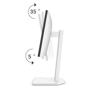 Height, tilt, pivot, and swivel adjustments provide a flexible, comfortable working experience.