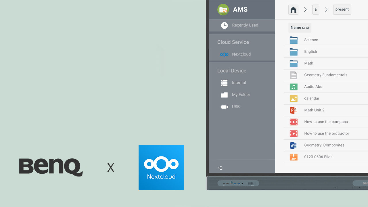 BenQ Announces the Integration of Nextcloud in BenQ Boards for a More Effective Data Security