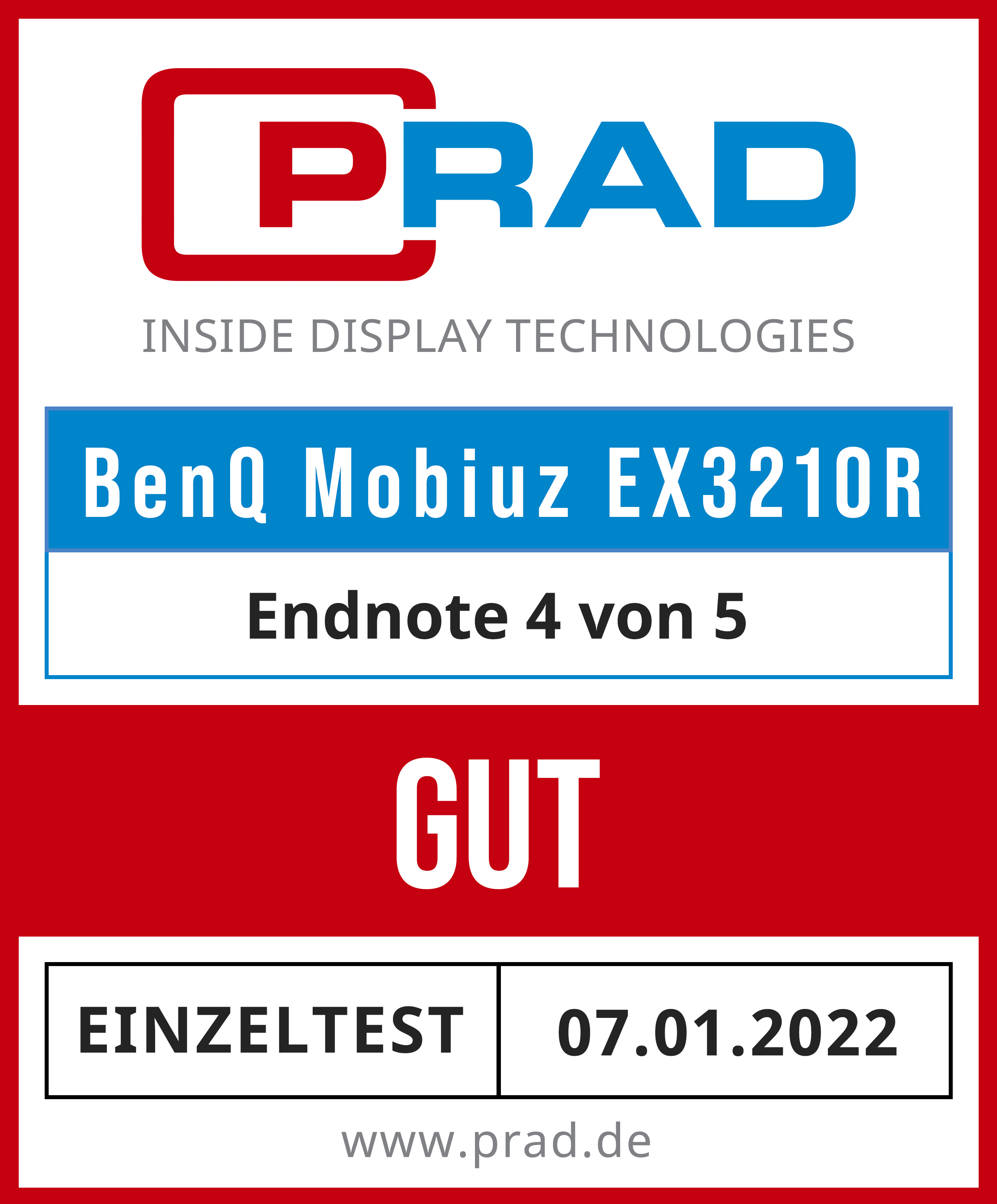 EX3210R im Test bei PRAD