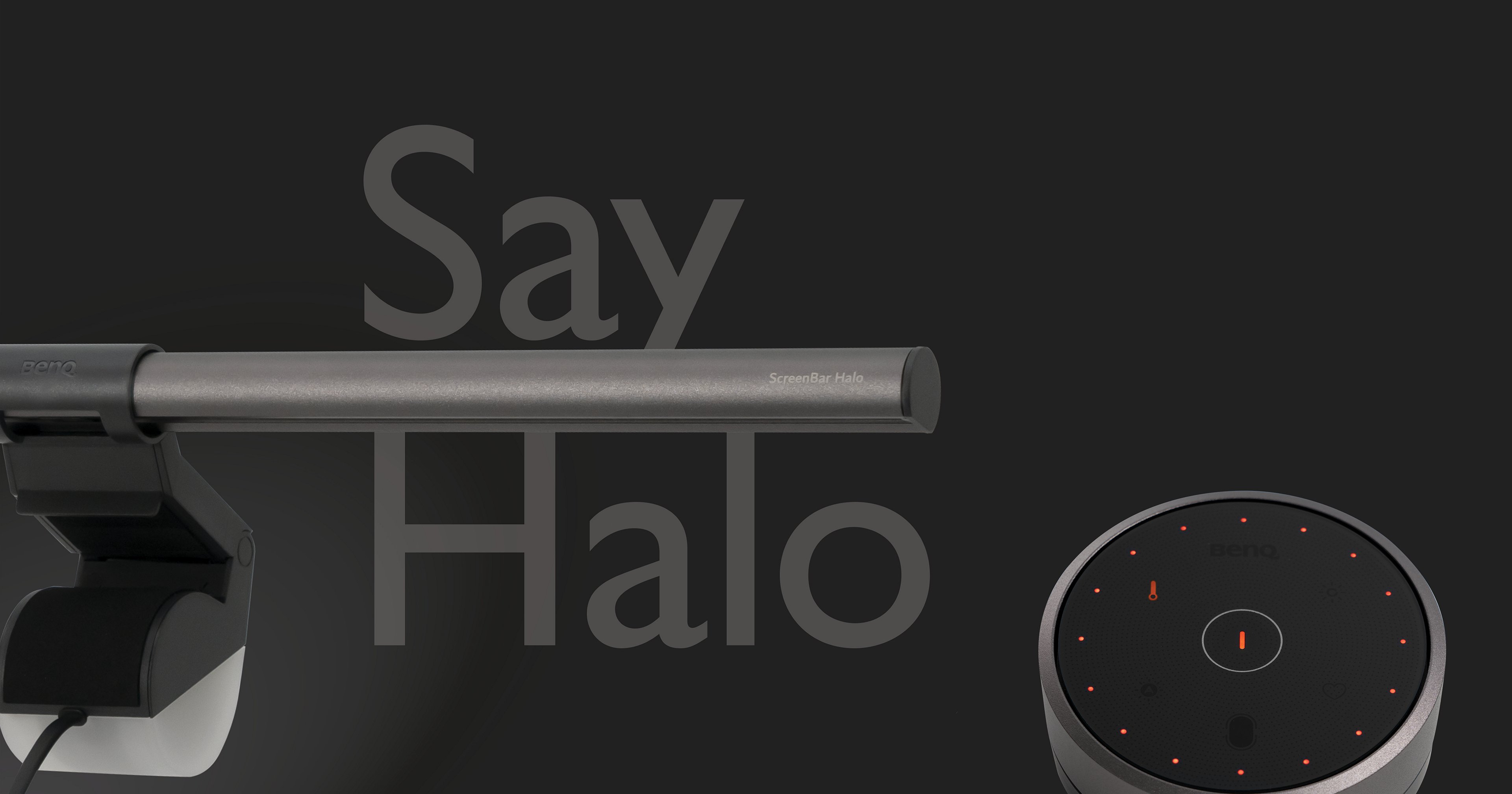 BenQ Launches New Eye-care Monitor Light, Screenbar Halo with Front & Back Illumination