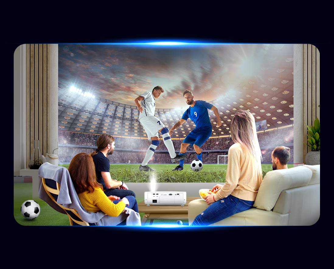 Group Fun with 4K HDR projectors powered by Android TV