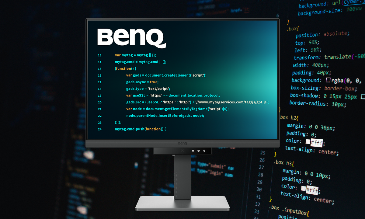 BenQ lansează primul monitor pentru programare din lume.Seria RD -  RD240Q RD320U & RD320UA oferă o claritate absolută și un mediu optimizat pentru programatori