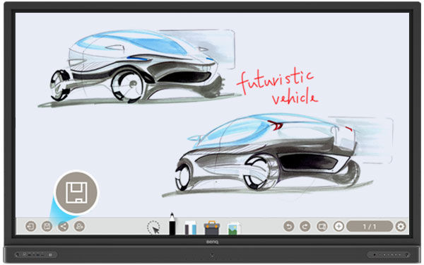 Simpan file dari papan tulis Cloud ke drive cloud Anda. 