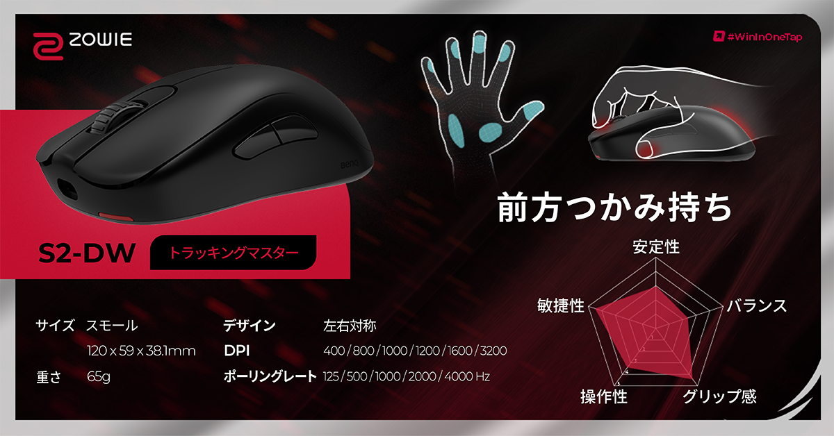S2-DW | ZOWIE Japan S2-DW | ZOWIE Japan