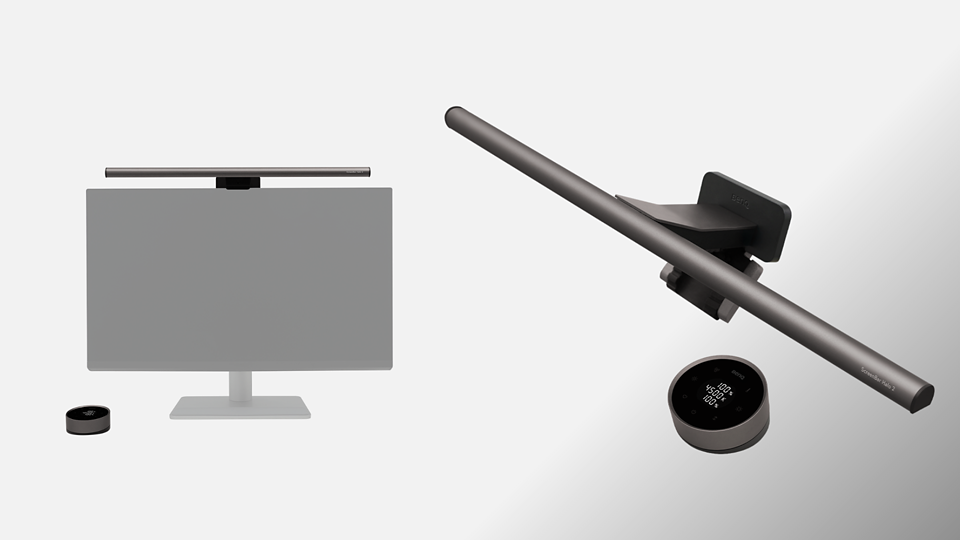 湾曲モニターライト BenQ ScreenBar Halo | ベンキュージャパン