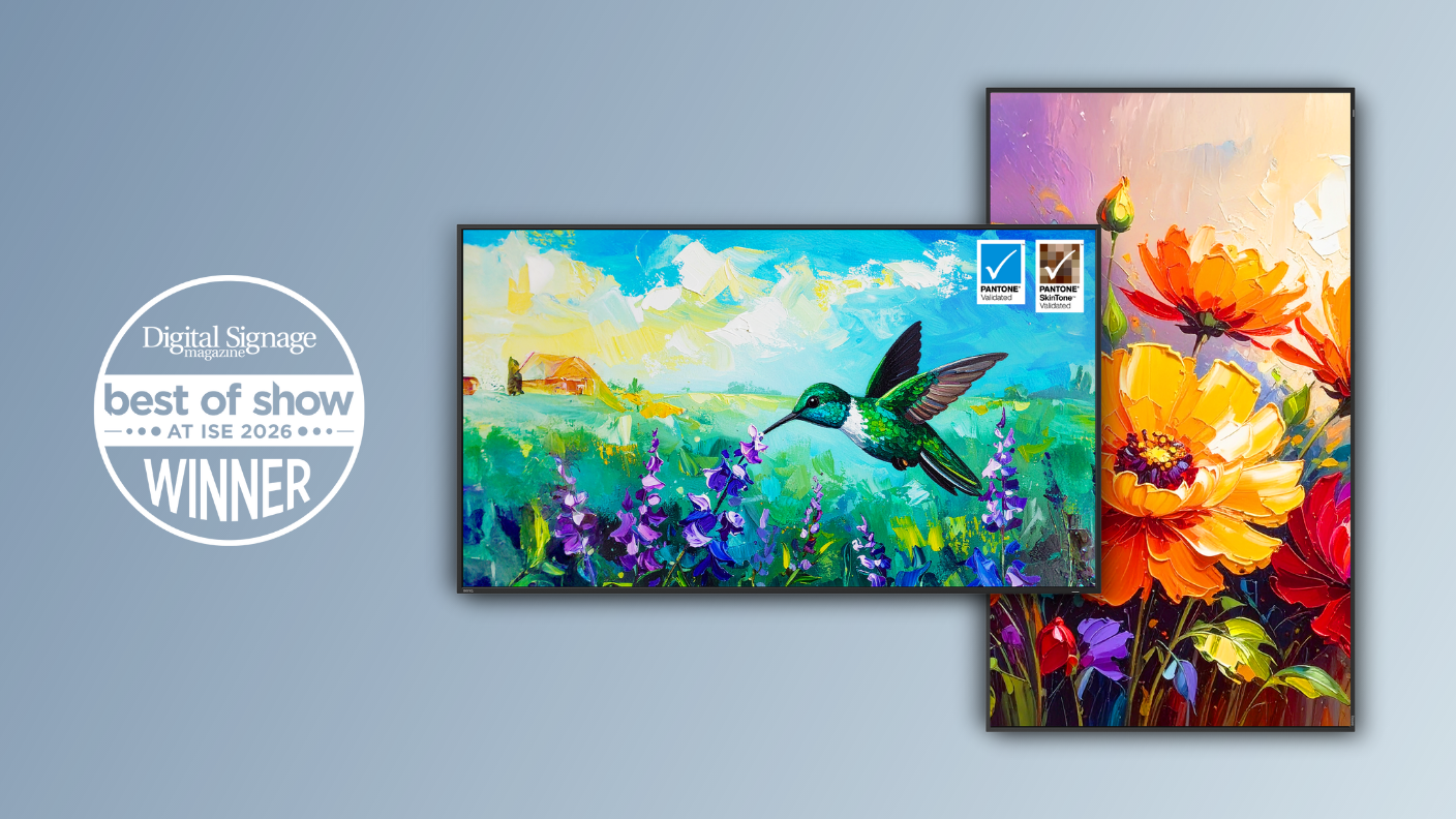 BenQ Wins Best of Show Award at ISE 2026 for SH04 Pantone® Validated Pro Signage