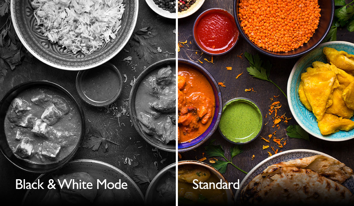 SW240 BW color mode feature sRGB color accuracy