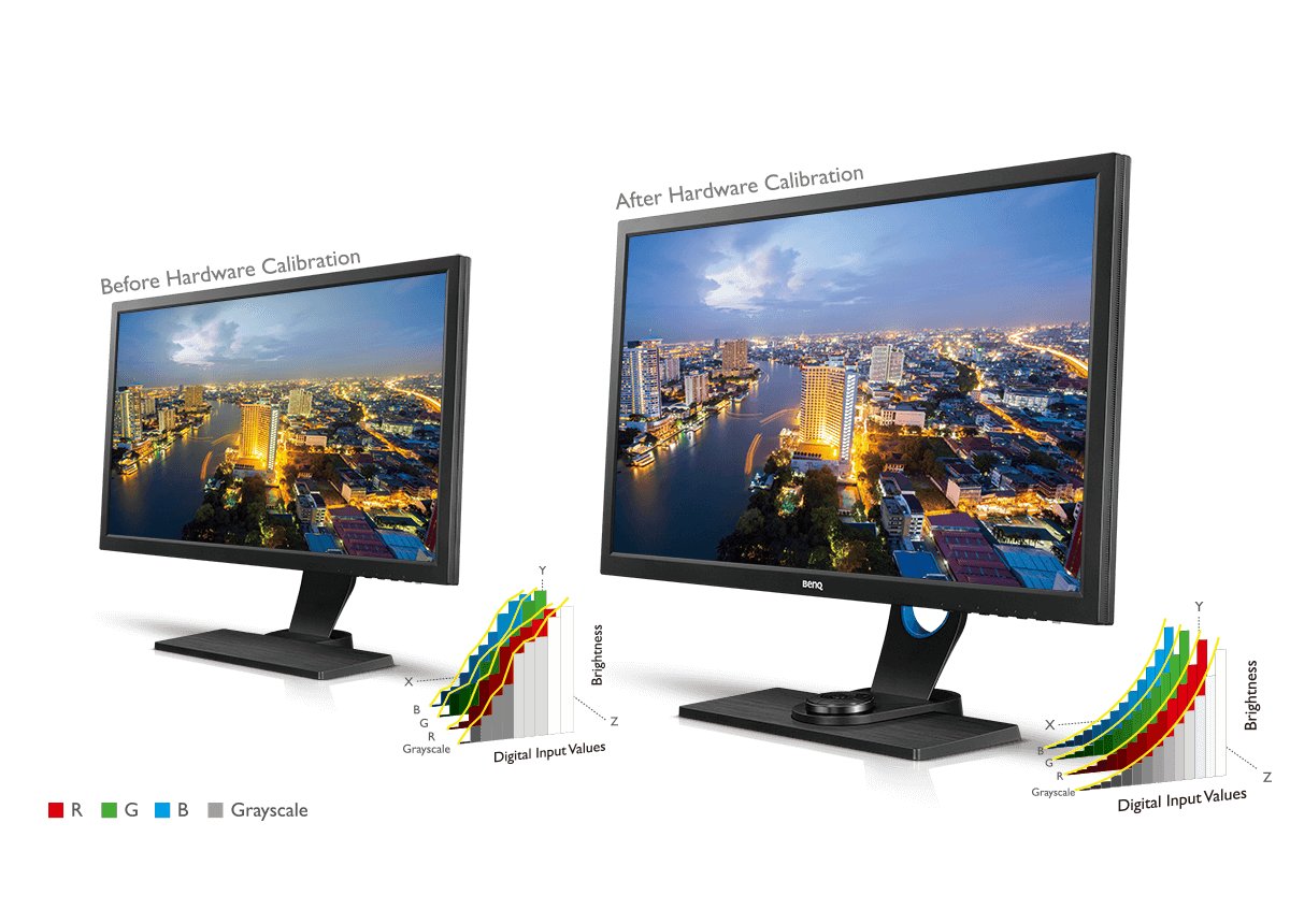 BenQ’s Hardware Calibration technology can keep the displayed images consistent with the original content without being affected by graphic settings.